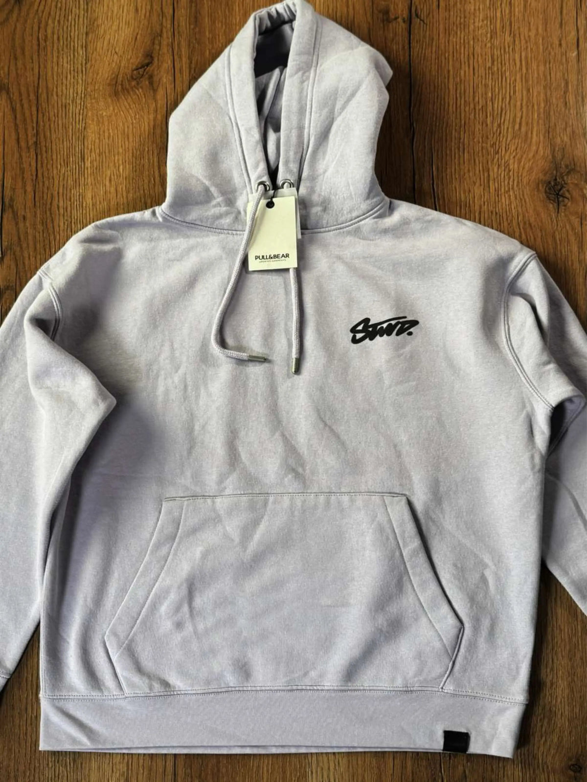 Sky Blue Cotton Fleece Hoodie