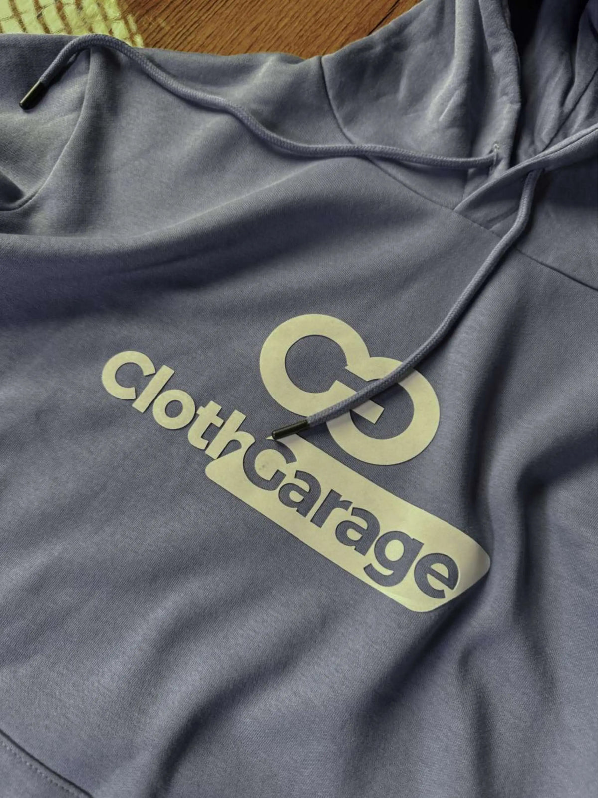 Slate Purple Cotton Fleece Hoodie