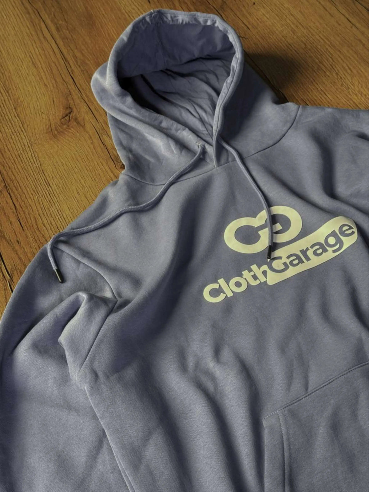 Slate Purple Cotton Fleece Hoodie
