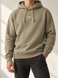 Light Brown Cotton Fleece Hoodie