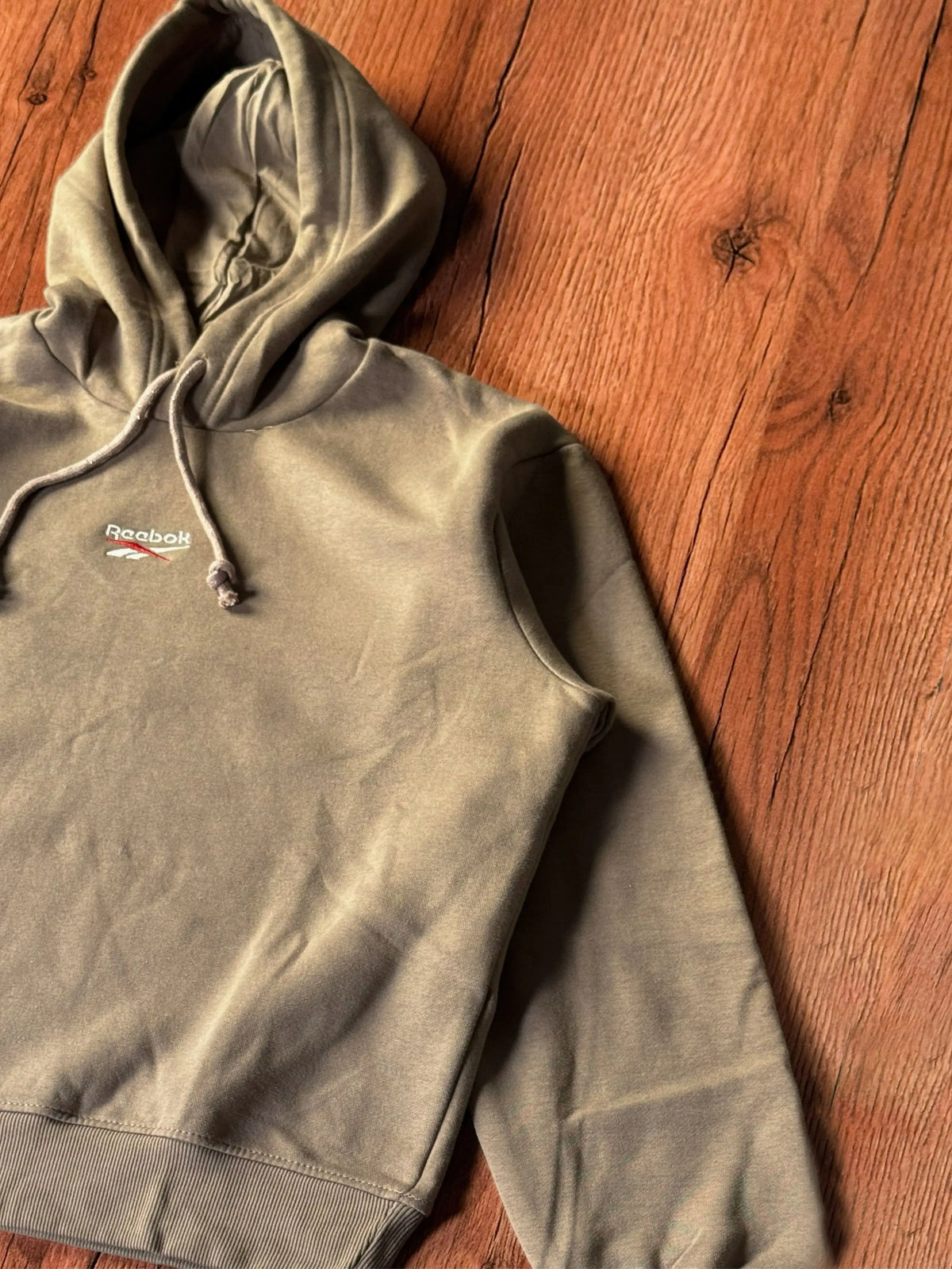 Light Brown Cotton Fleece Hoodie