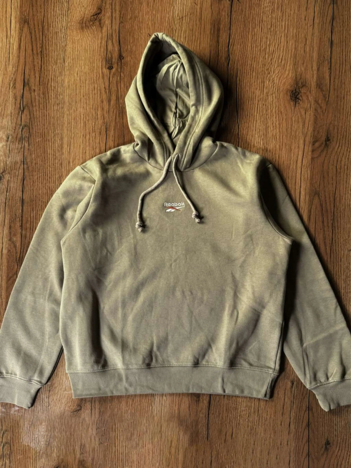 Light Brown Cotton Fleece Hoodie