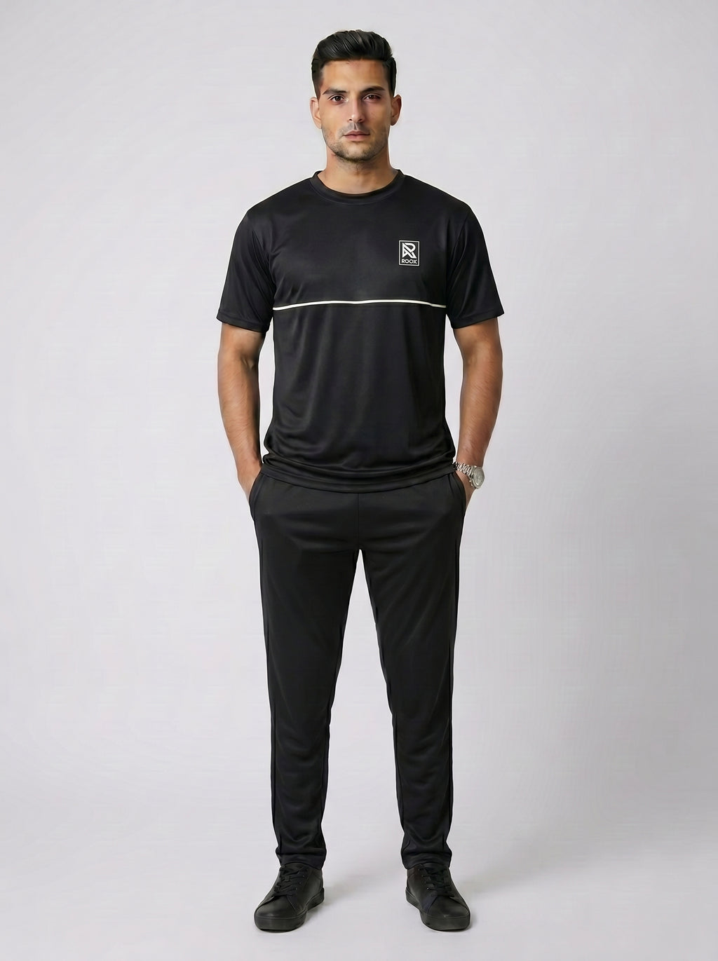 BLACK LINE TRACKSUIT
