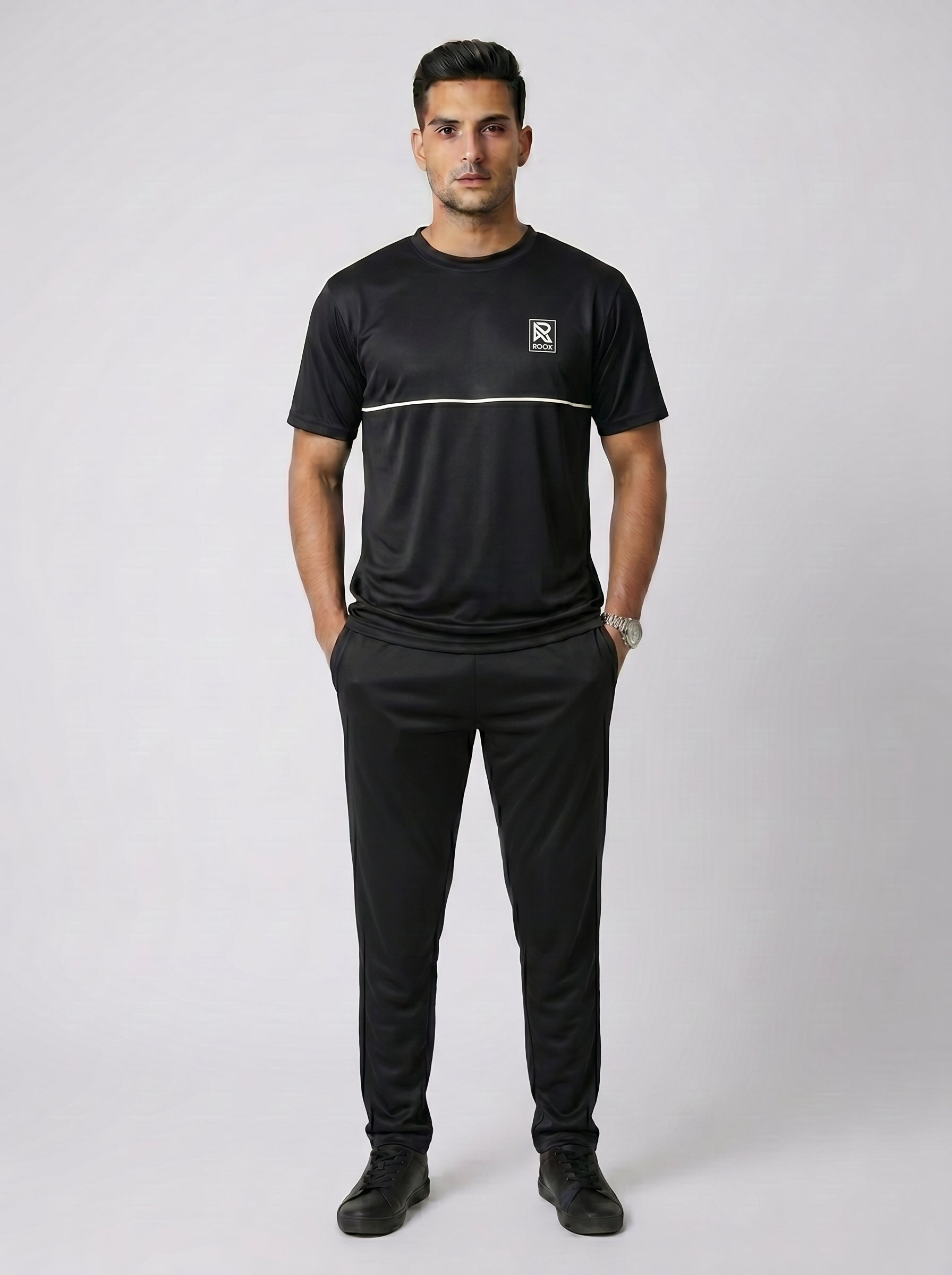 BLACK LINE TRACKSUIT